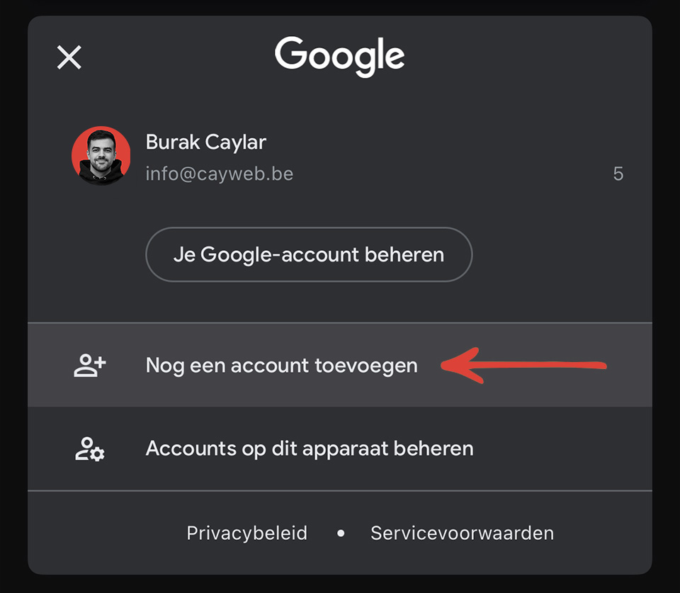 gmail installeren 2