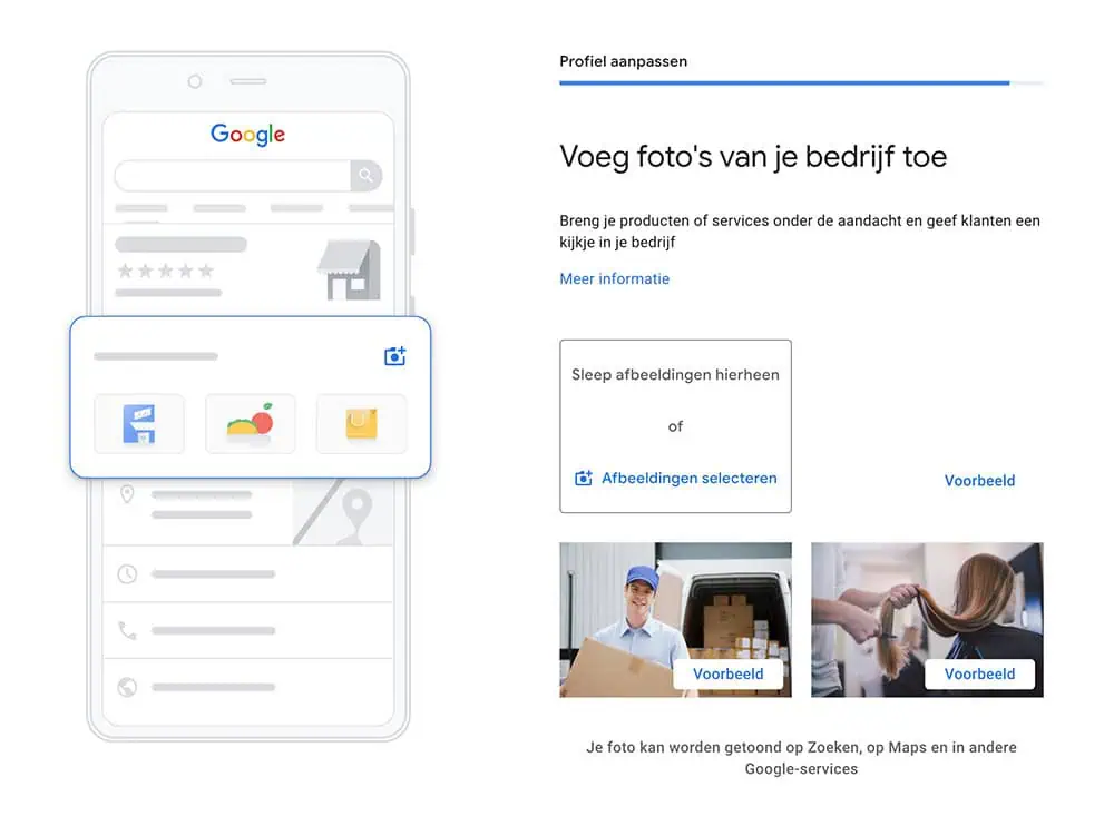 bedrijf op google zetten