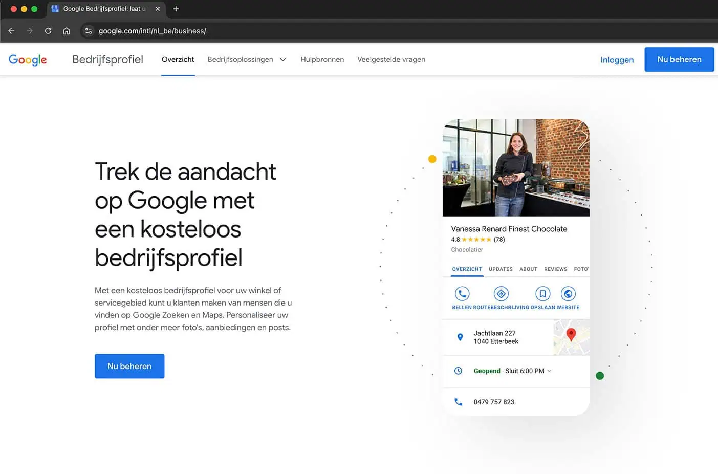 inloggen op google mijn bedrijf