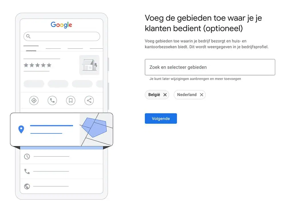 bedrijf op google maps zetten