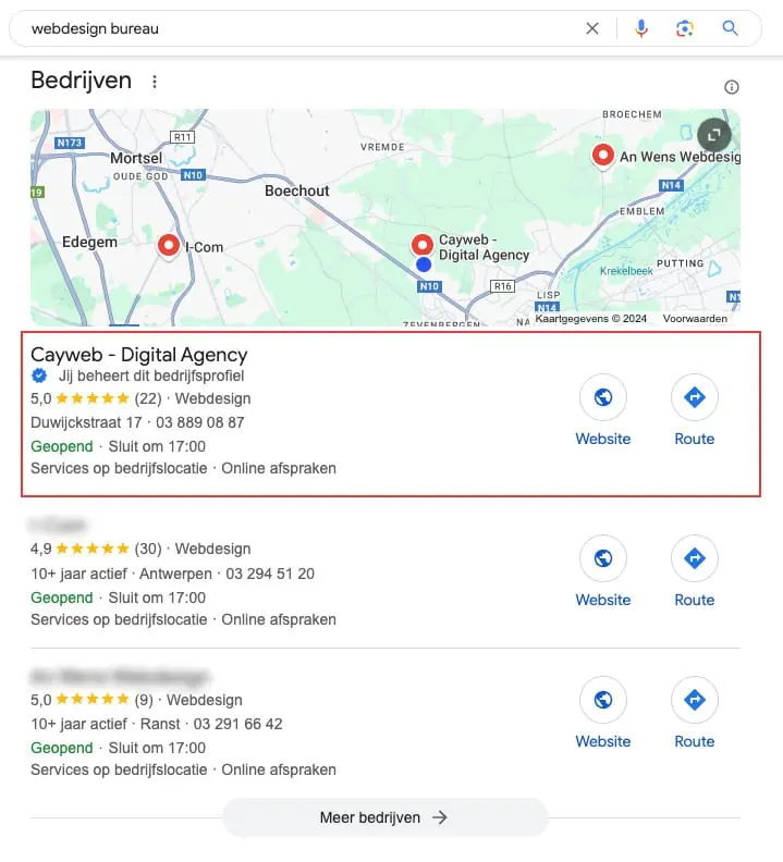 google bedrijfsprofiel reviews genereren