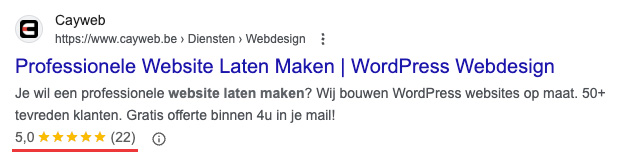 google bedrijfsprofiel reviews